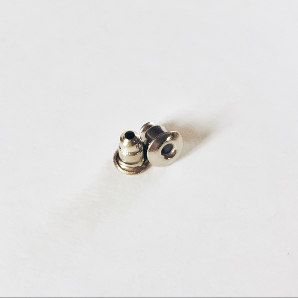 Two Tone Pink & Gray Hoop Earring Resin NEW!! - Picture 4 of 4